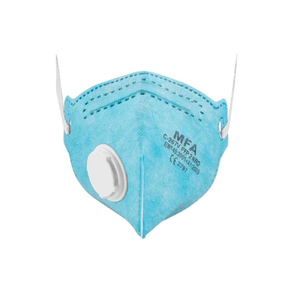 Mfa Solunum Koruyucu C-267V FFP2 NR D Ventilli Maske
