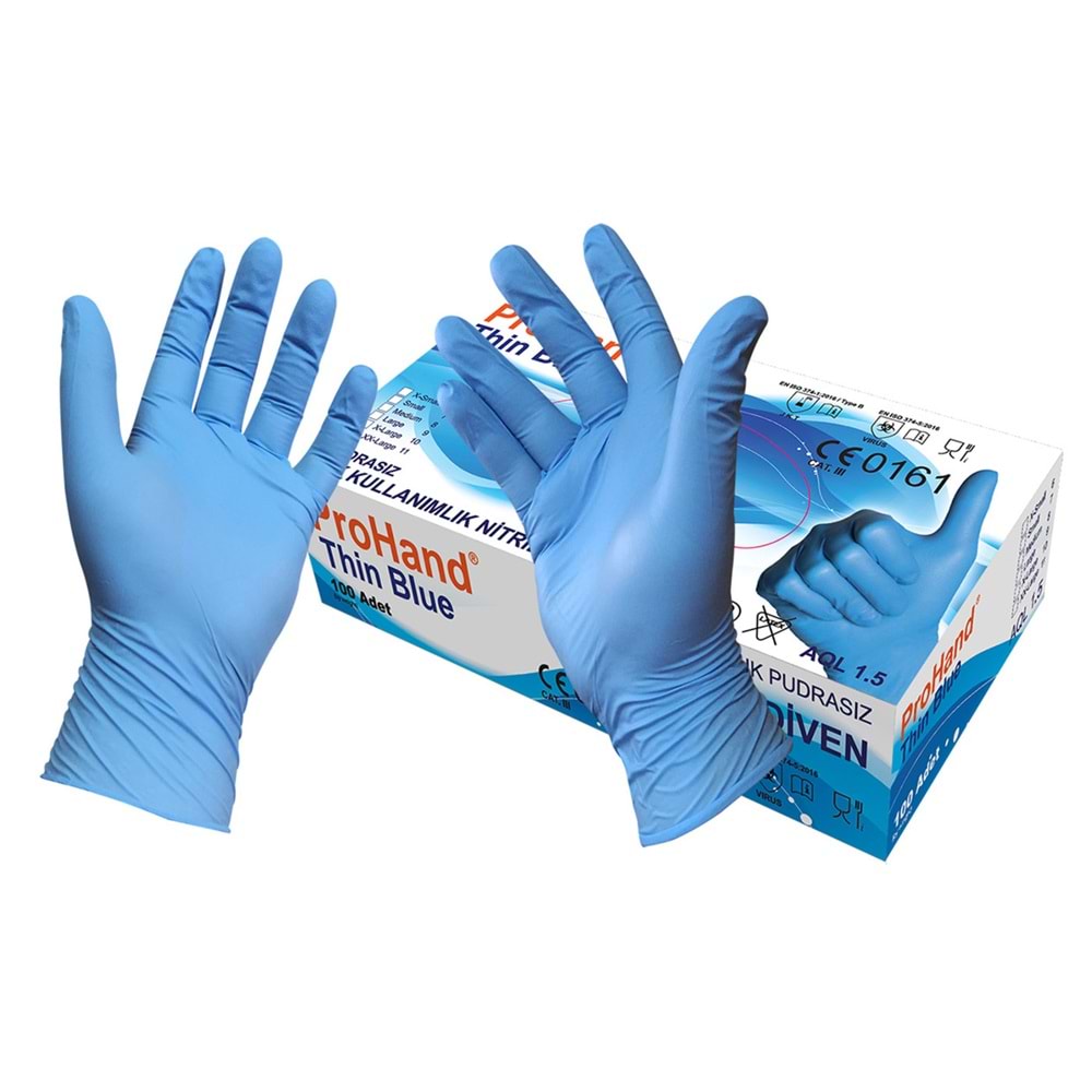 Prohand İş Eldiveni - Thin Blue - 10