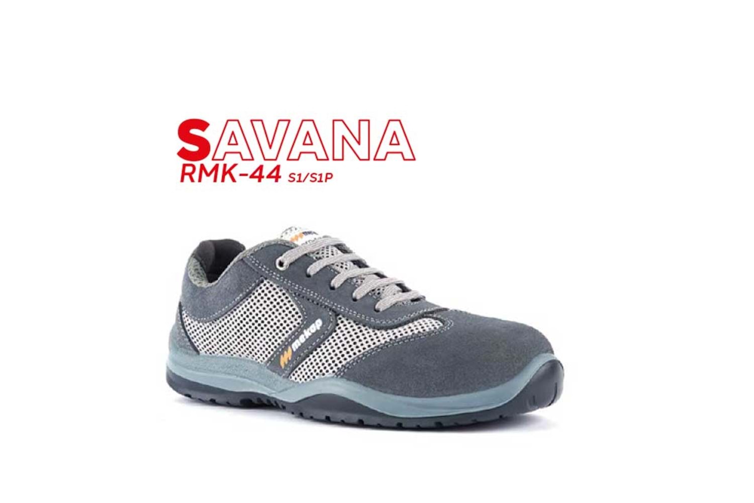 Mekap İş Ayakkabısı - Savana Rmk-44 Gray S1