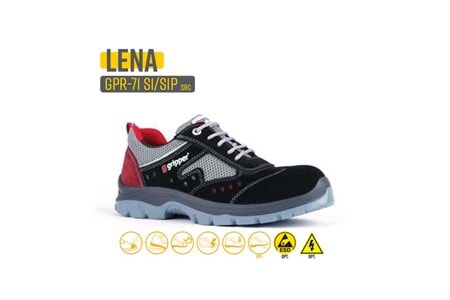 Gripper İş Ayakkabısı - Lena Gpr-71 S1 Black