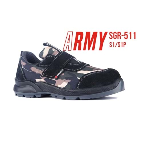 Segura İş Ayakkabısı - Army Sgr-511 S1 Siyah